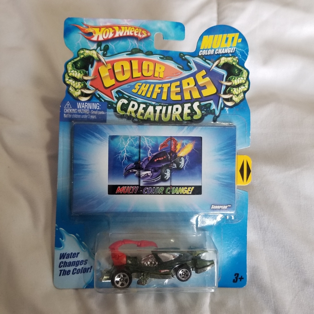 Hot Wheels Color Shifters Creature  "Scorpedo" New In Package
